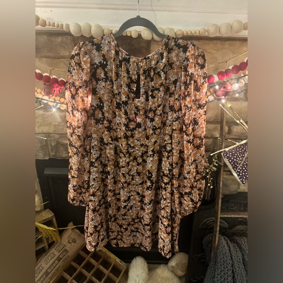 Women's Shirred Neck Babydoll Dress XL BRAND NEW WITH TAGS - Picture 5 of 6